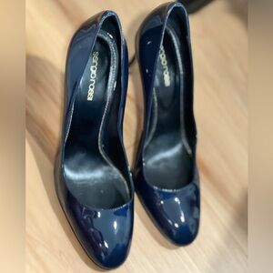 Sergio Rossi Navy Blue Heels